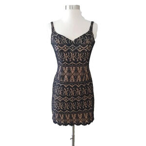 1990s Vintage Cache Beaded Cocktail Dress | XS | 2, 4